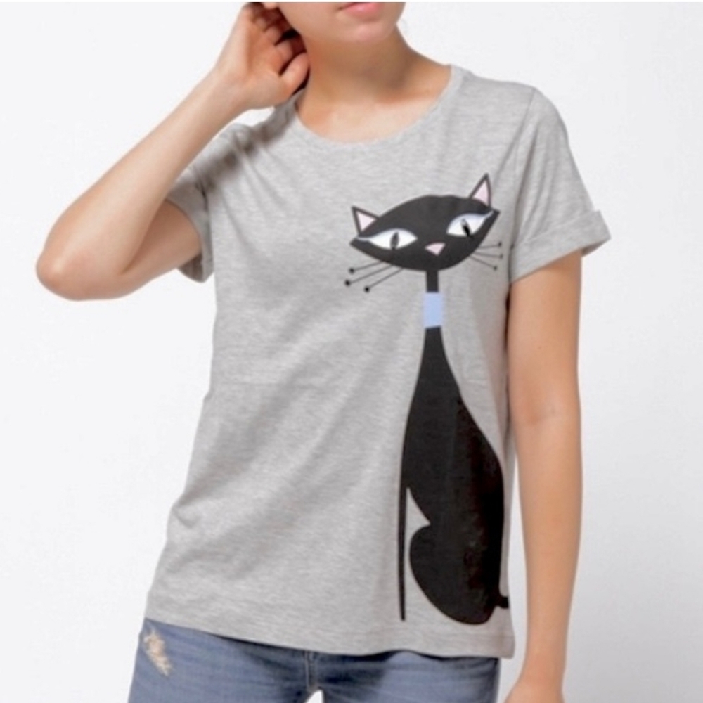 Cool Cat Tee by Broome Street x Kate Spade sz: M